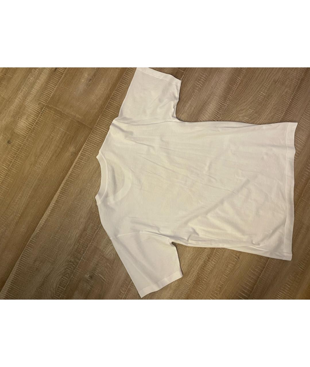 DOLCE&GABBANA Белая хлопковая футболка, фото 2