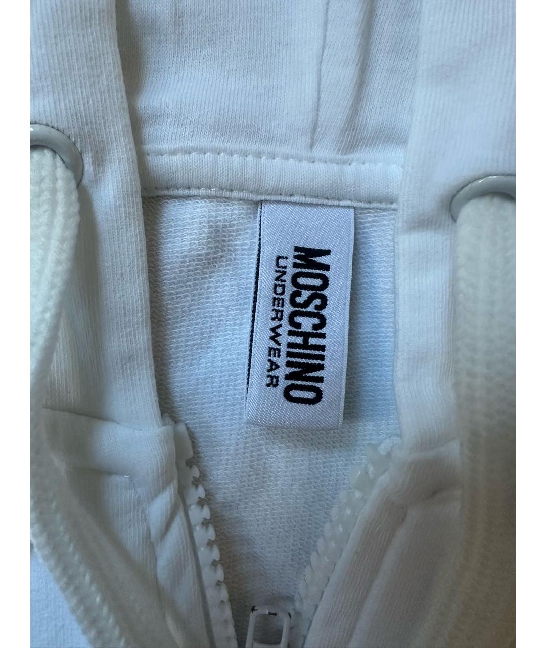 LOVE MOSCHINO Белый хлопковый спортивные костюмы, фото 4