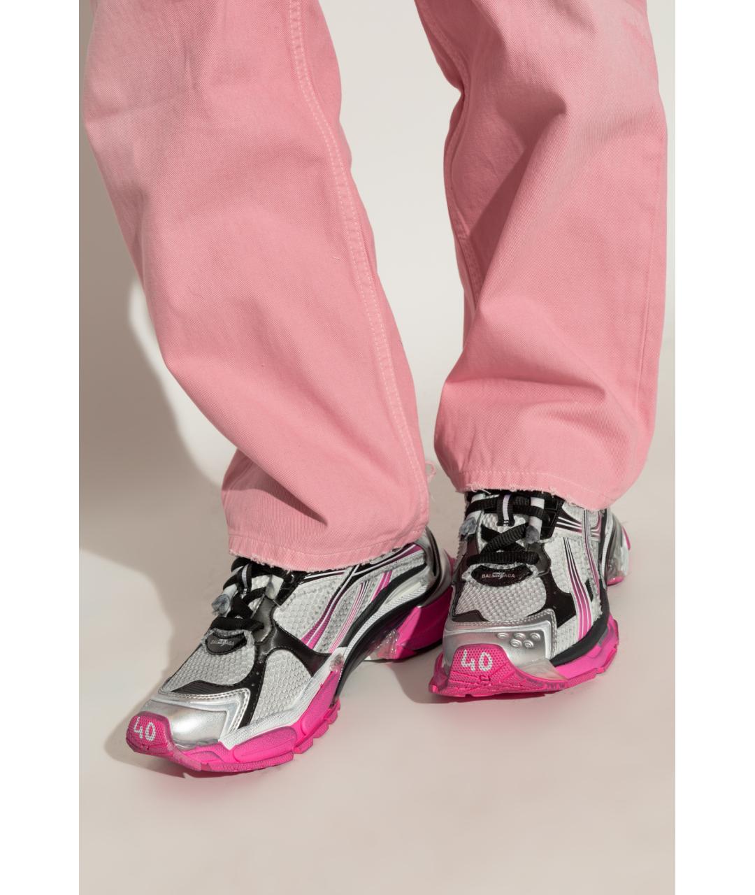 BALENCIAGA Розовые кроссовки, фото 5