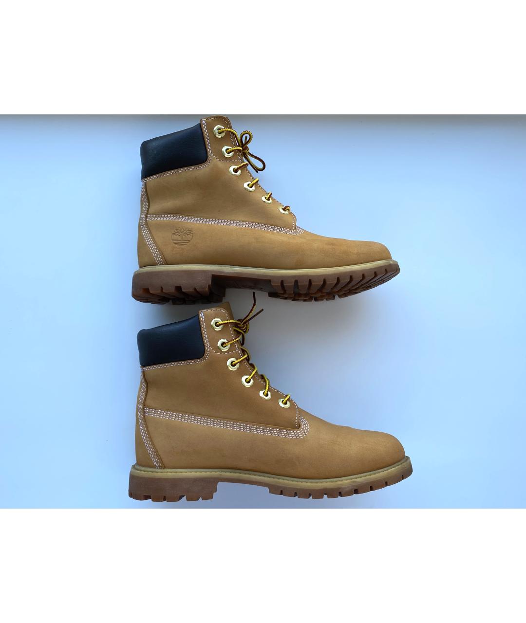 TIMBERLAND Коричневые нубуковые ботинки, фото 2