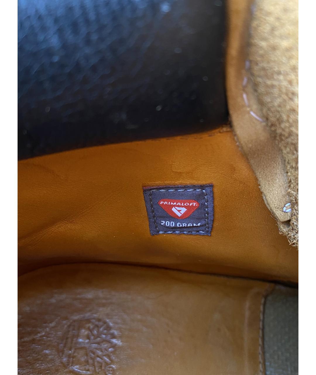 TIMBERLAND Коричневые нубуковые ботинки, фото 7