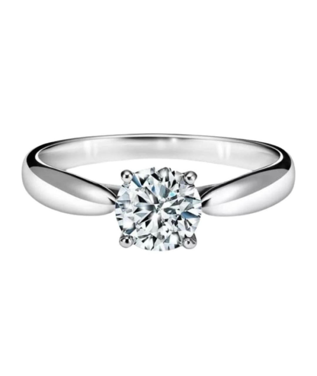 TIFFANY&CO Серебряное платиновое кольцо, фото 1