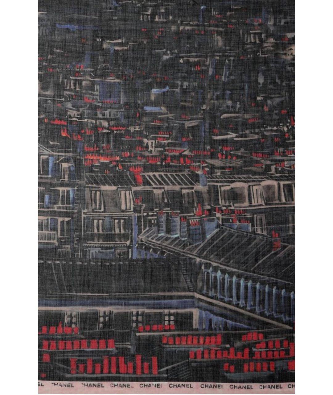 CHANEL Мульти кашемировый платок, фото 9