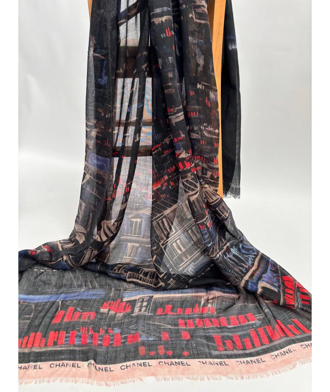 CHANEL Мульти кашемировый платок, фото 6