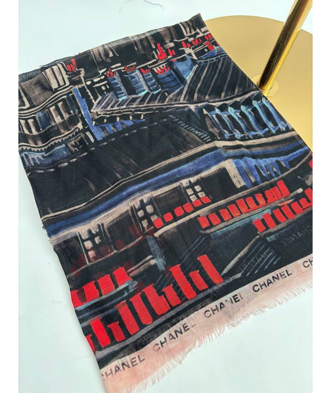 CHANEL Мульти кашемировый платок, фото 8