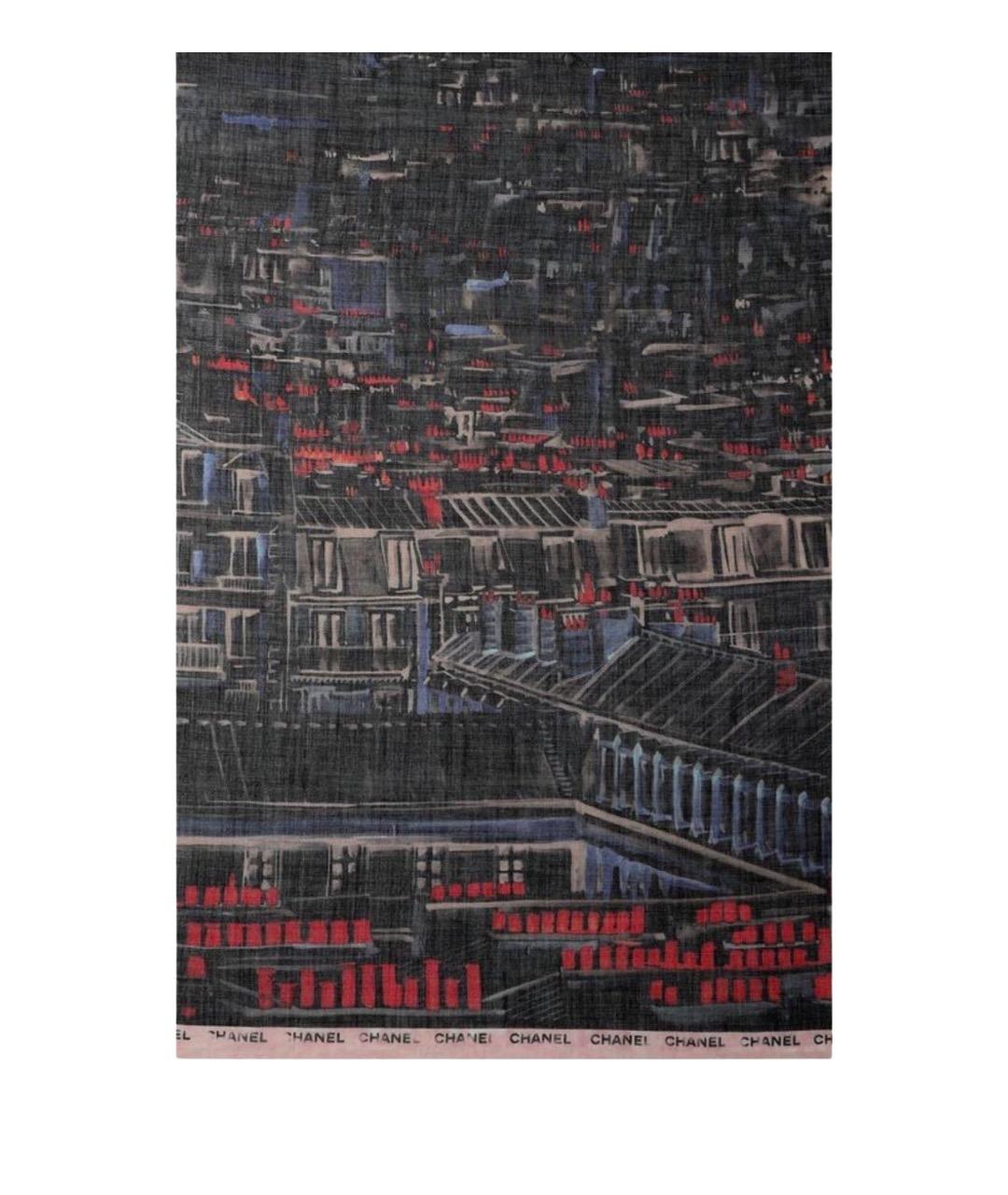 CHANEL Мульти кашемировый платок, фото 1