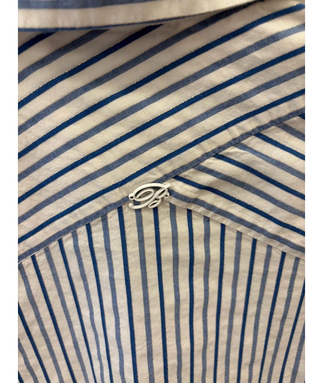 BLUMARINE Мульти хлопковая рубашка, фото 4