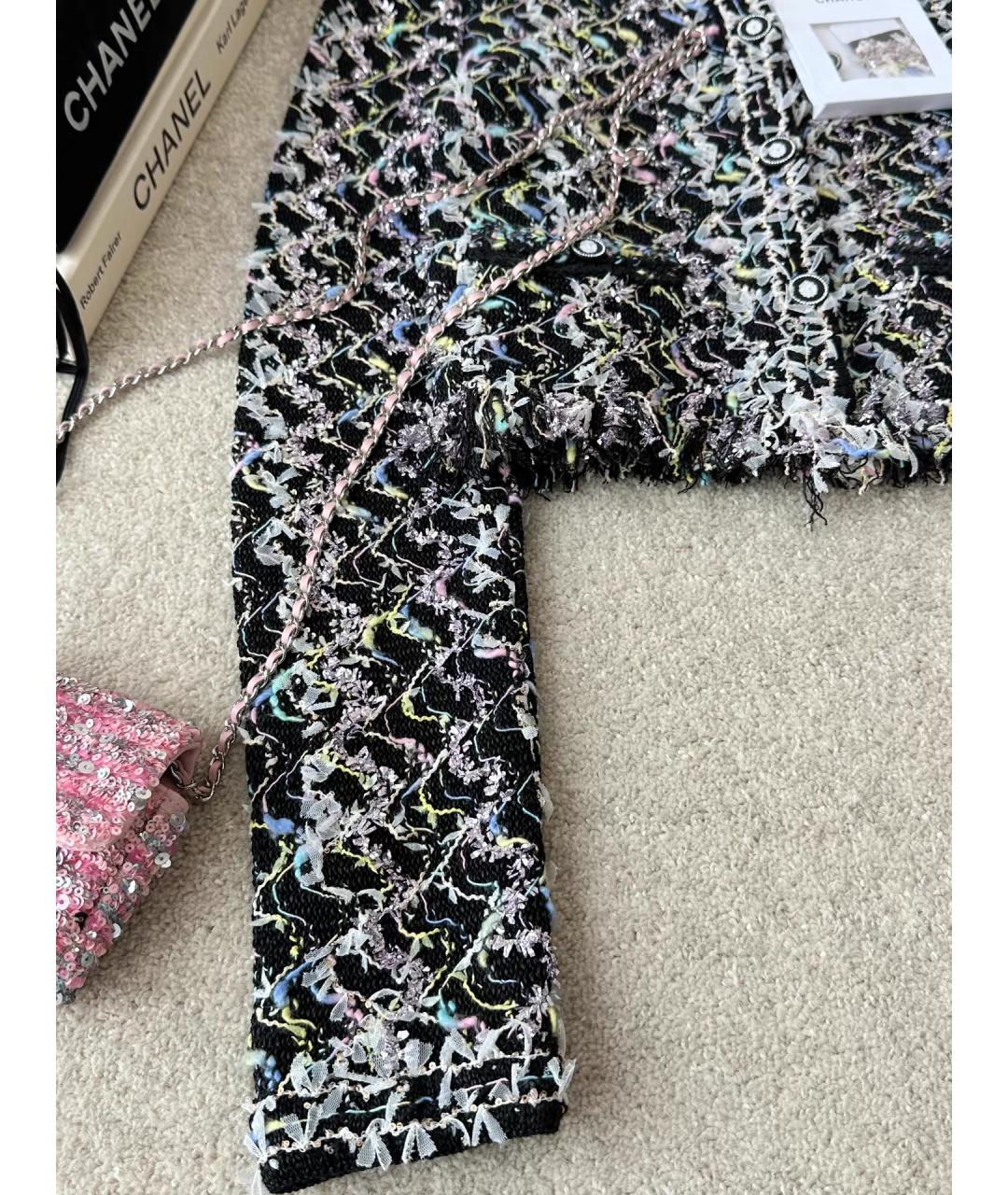 CHANEL Мульти вискозный кардиган, фото 4