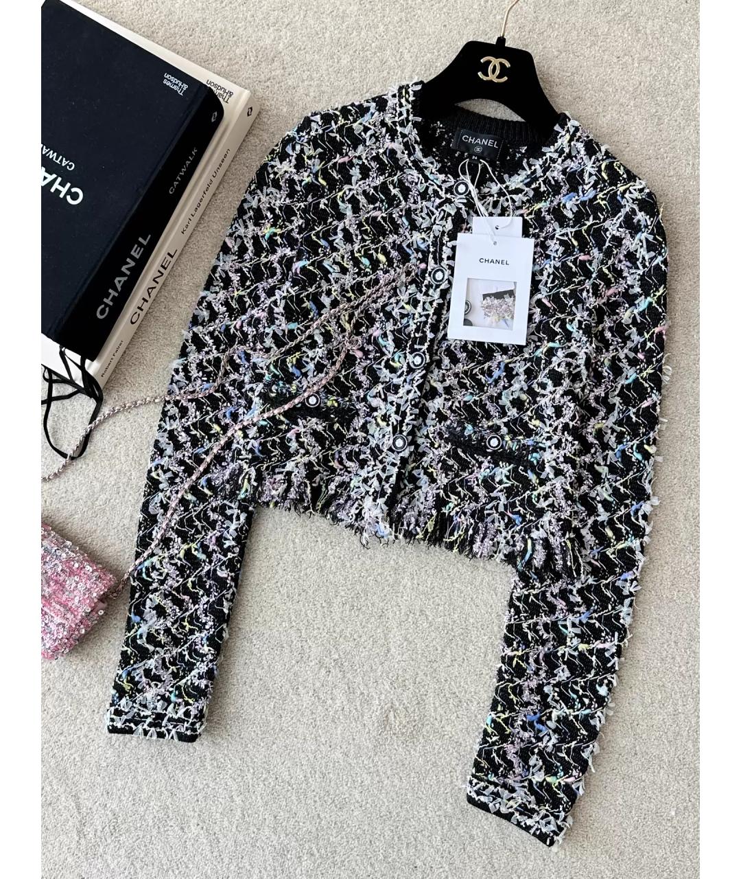 CHANEL Мульти вискозный кардиган, фото 9