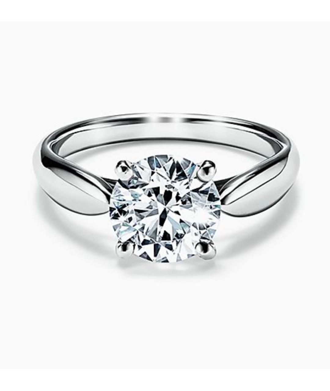 TIFFANY&CO Серебряное платиновое кольцо, фото 5