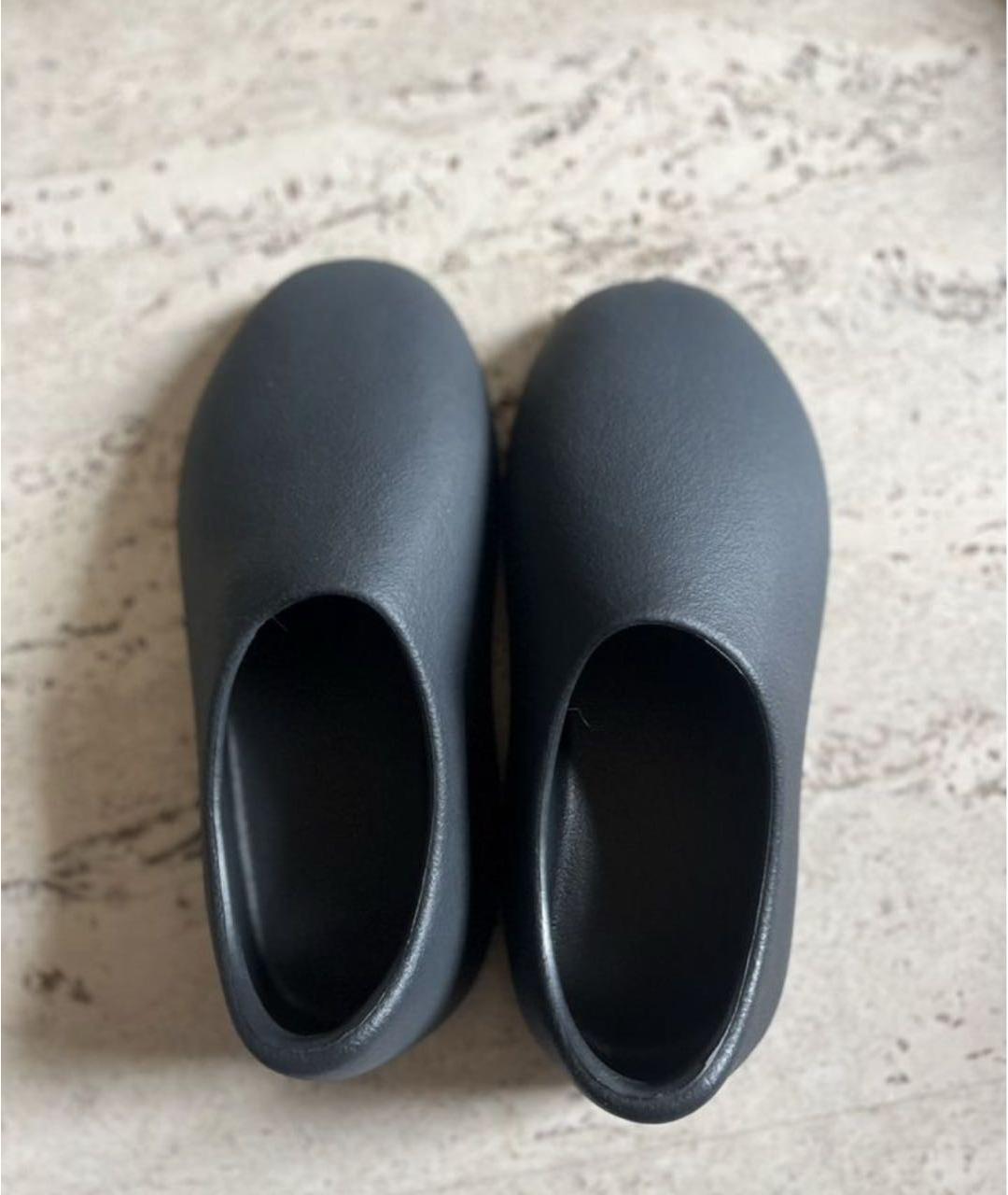 YEEZY Черные неопреновые шлепанцы, фото 3
