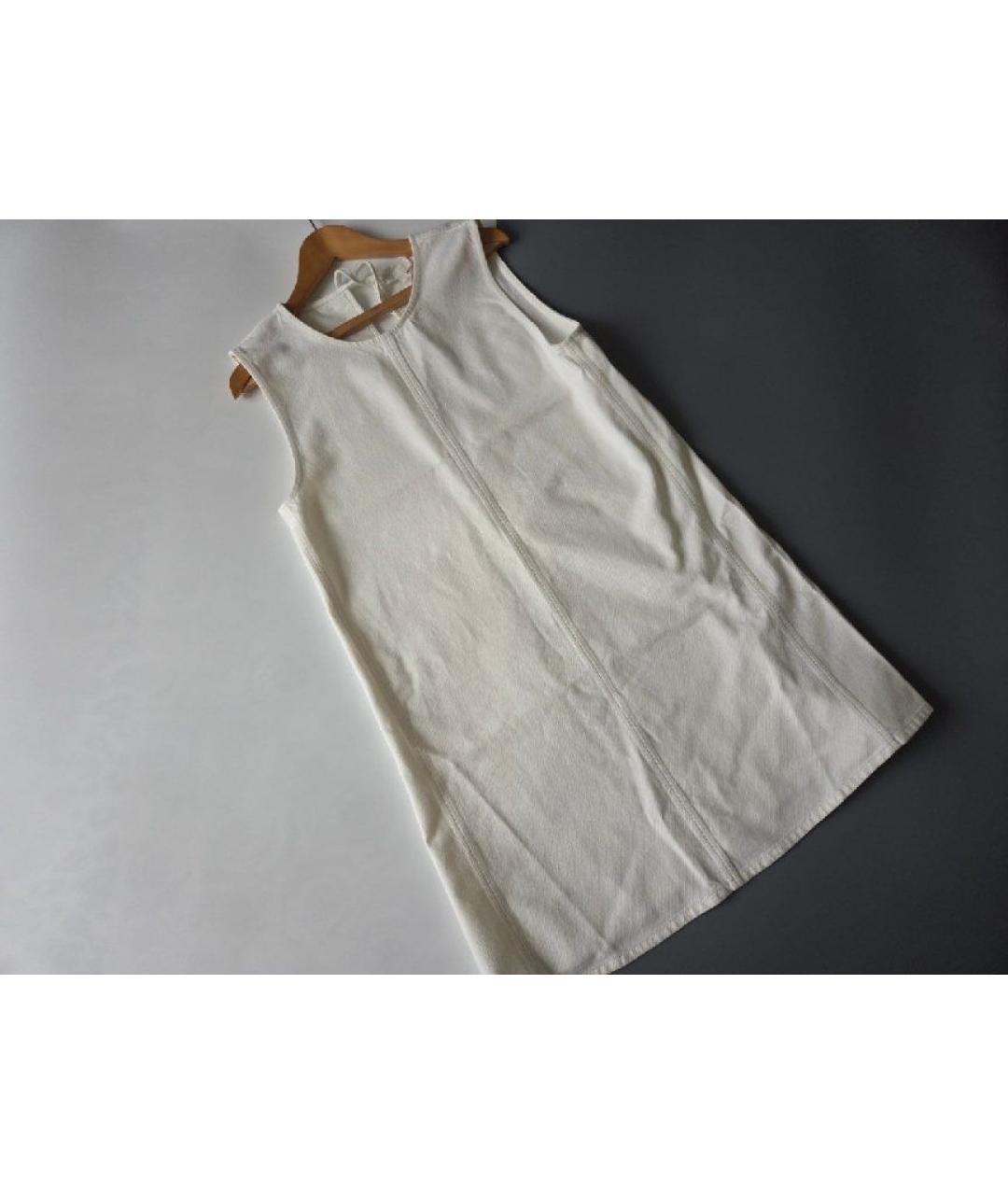 COS Белое хлопковое повседневное платье, фото 10