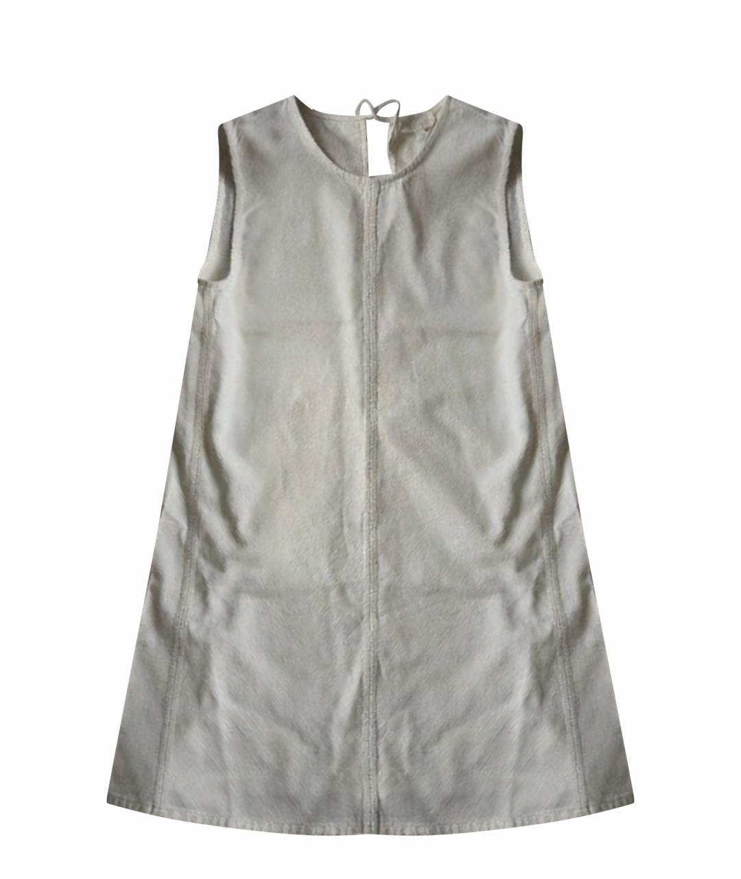 COS Белое хлопковое повседневное платье, фото 1