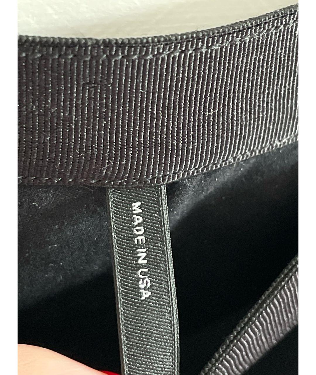 HELMUT LANG Черные вискозные леггинсы и велосипедки, фото 4