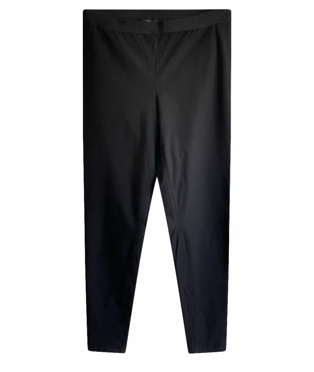 HELMUT LANG Черные вискозные леггинсы и велосипедки, фото 1