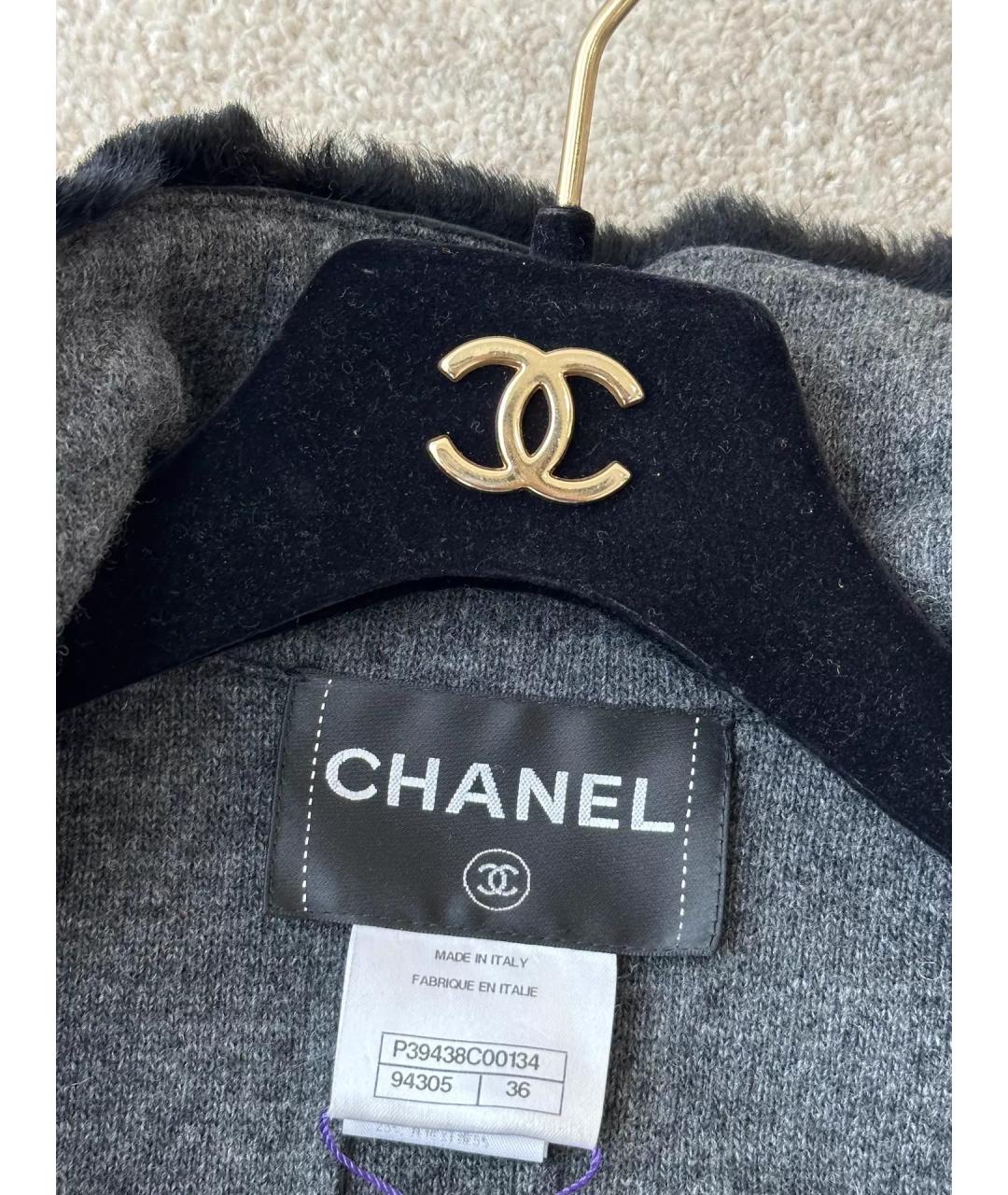 CHANEL Черная кожаная куртка, фото 6