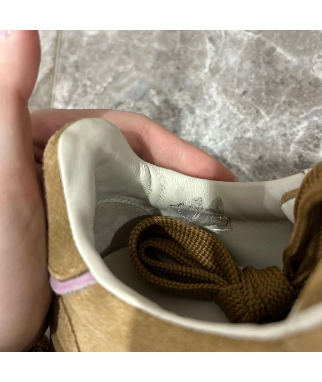 DSQUARED2 Коричневые замшевые кеды, фото 6