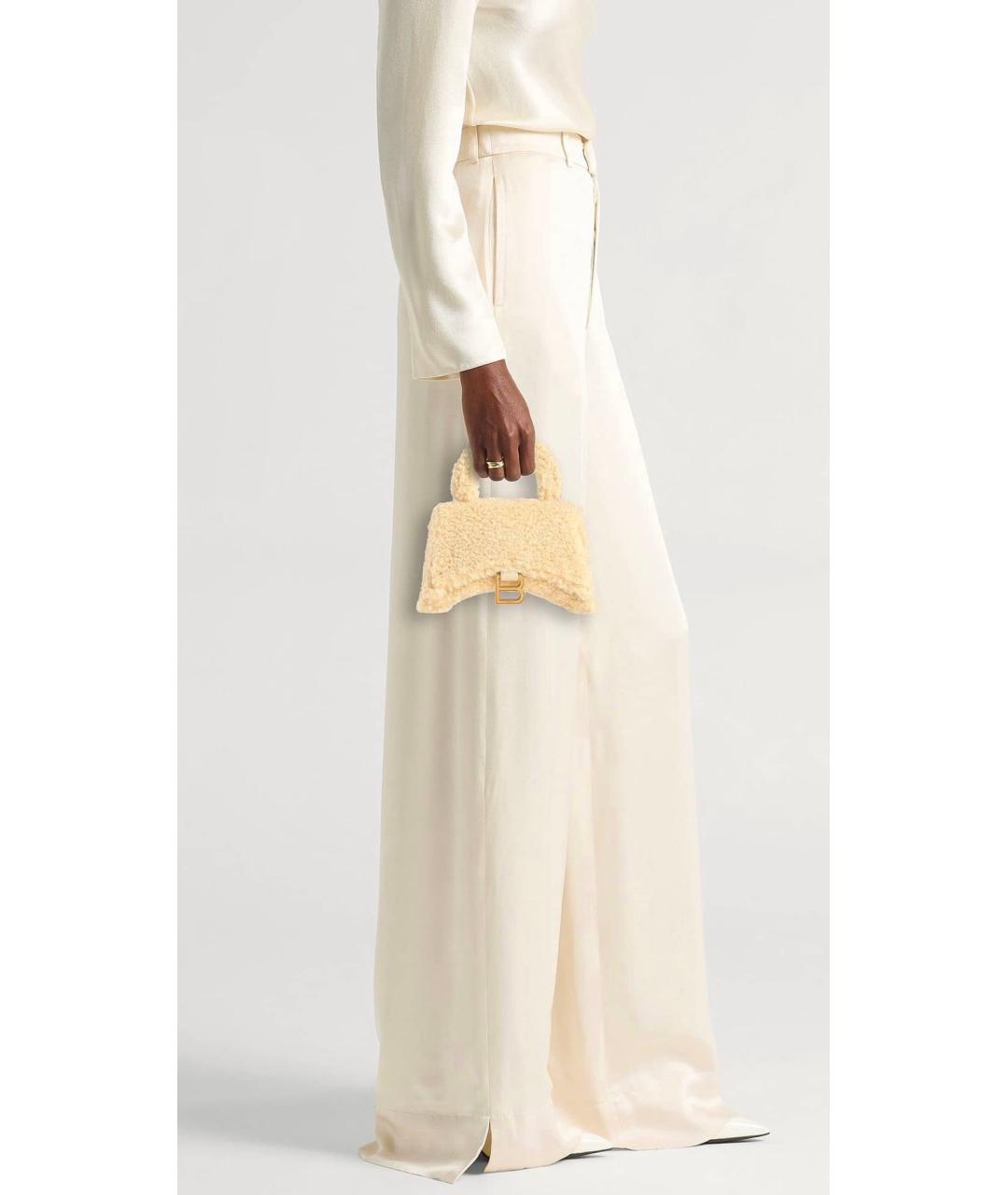 BALENCIAGA Бежевая сумка через плечо, фото 3