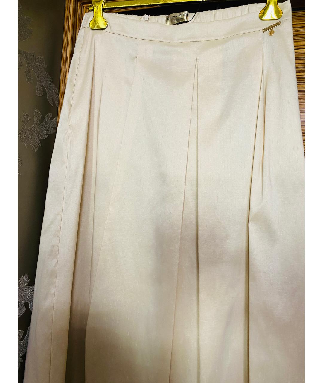 ESCADA Бежевый вискозный костюм с юбками, фото 5