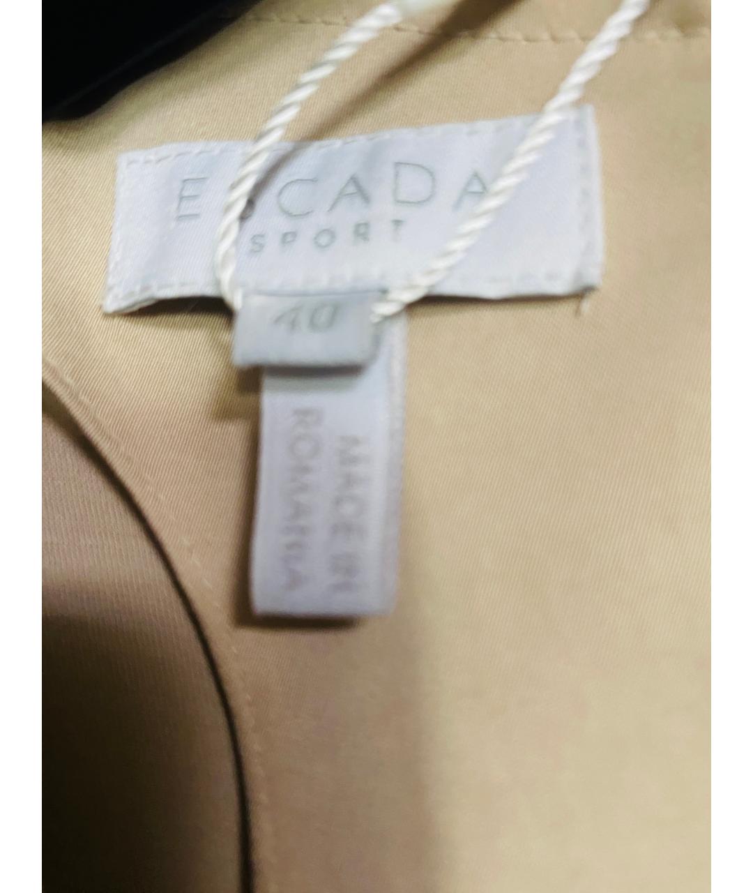 ESCADA Бежевый вискозный костюм с юбками, фото 3