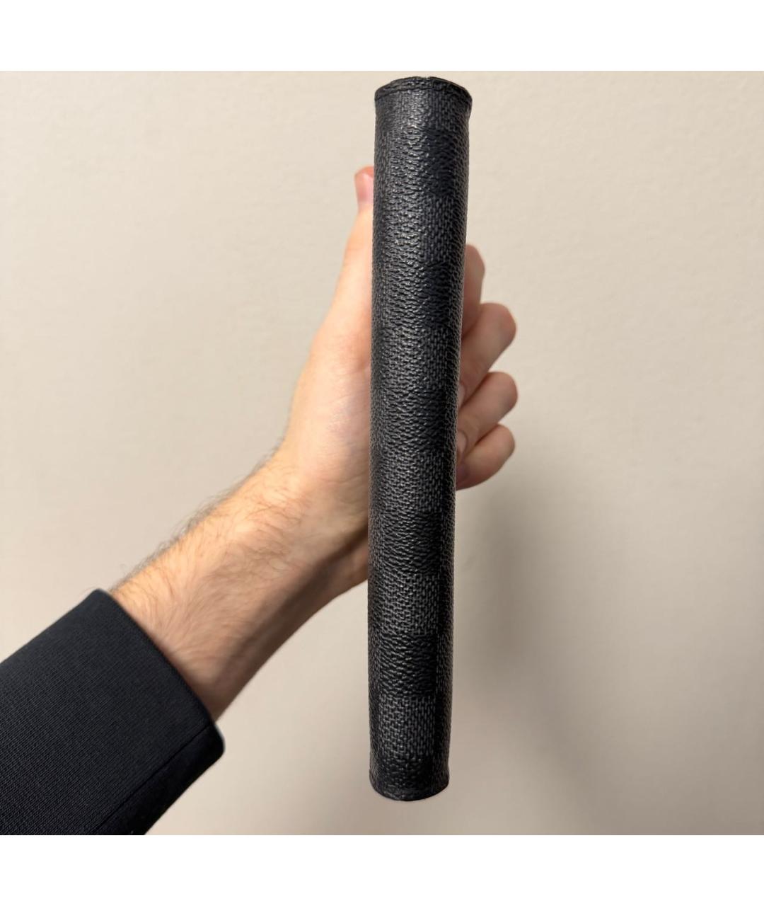 LOUIS VUITTON Антрацитовый кошелек, фото 6