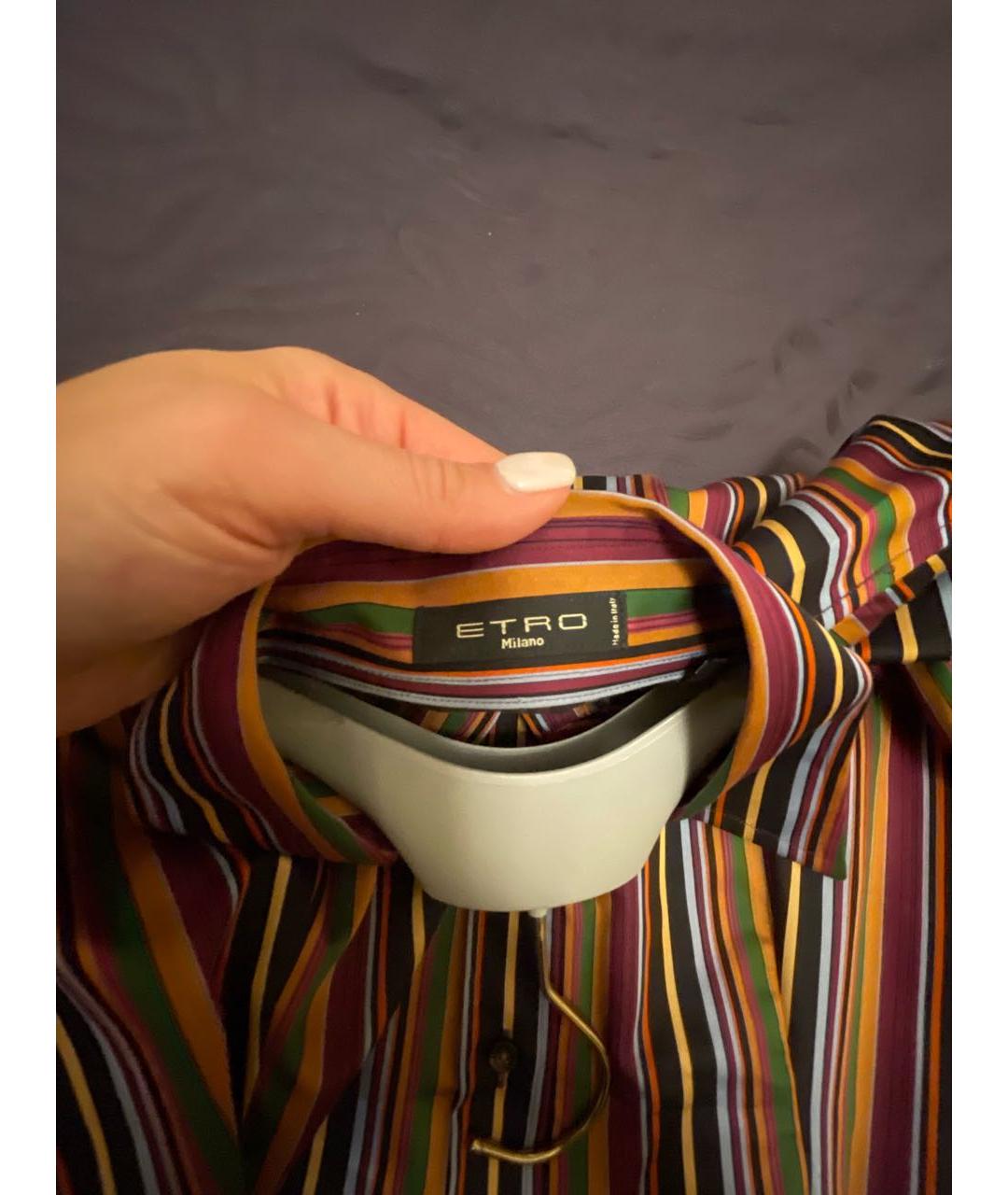 ETRO Мульти хлопковая рубашка, фото 3