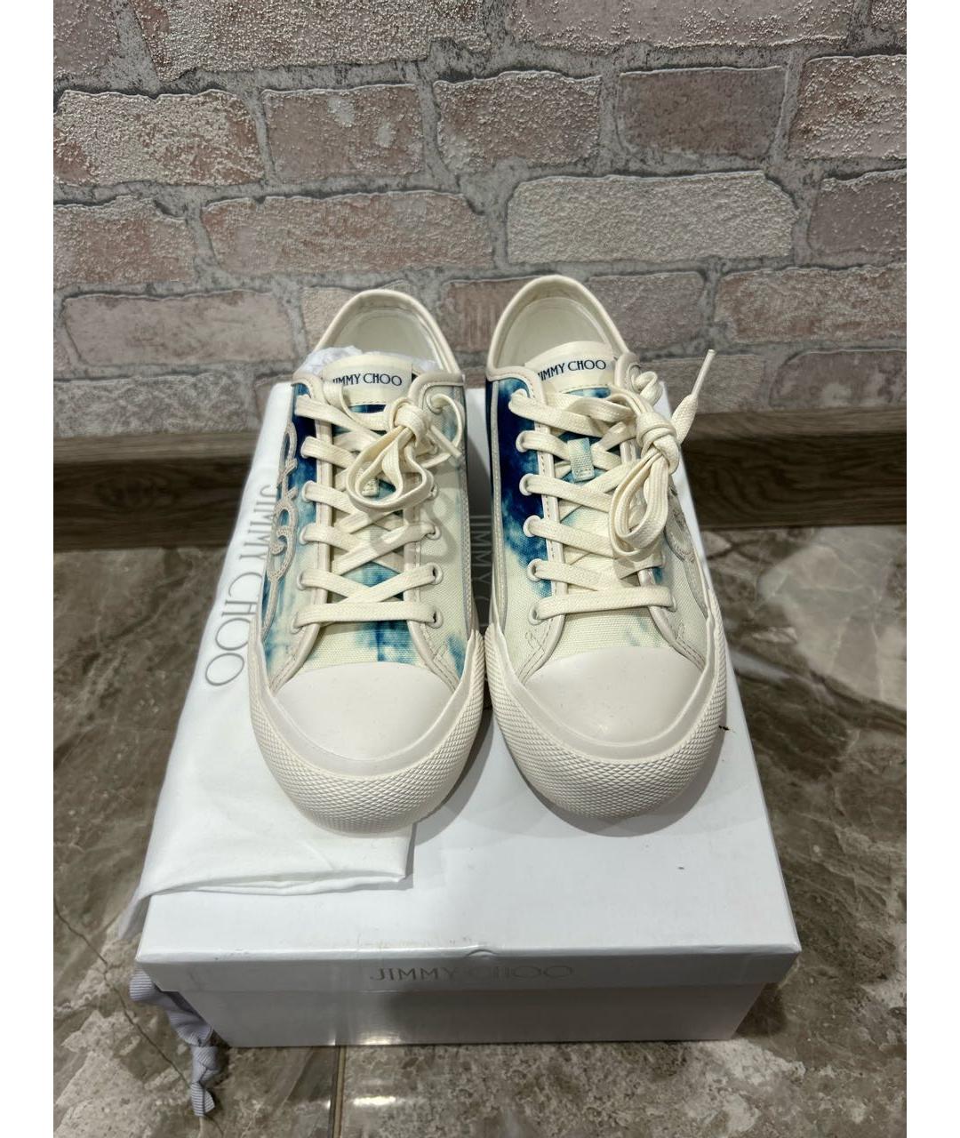 JIMMY CHOO Мульти текстильные кеды, фото 2