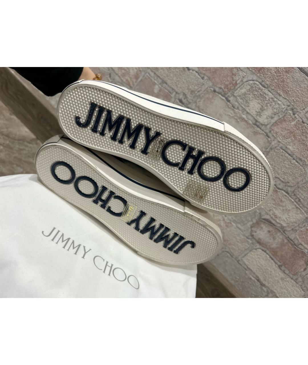 JIMMY CHOO Мульти текстильные кеды, фото 5