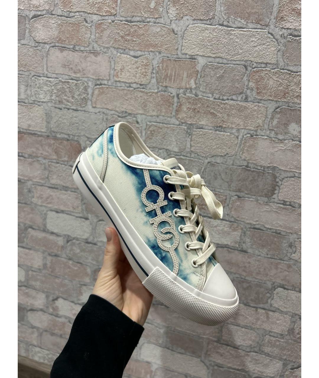 JIMMY CHOO Мульти текстильные кеды, фото 6