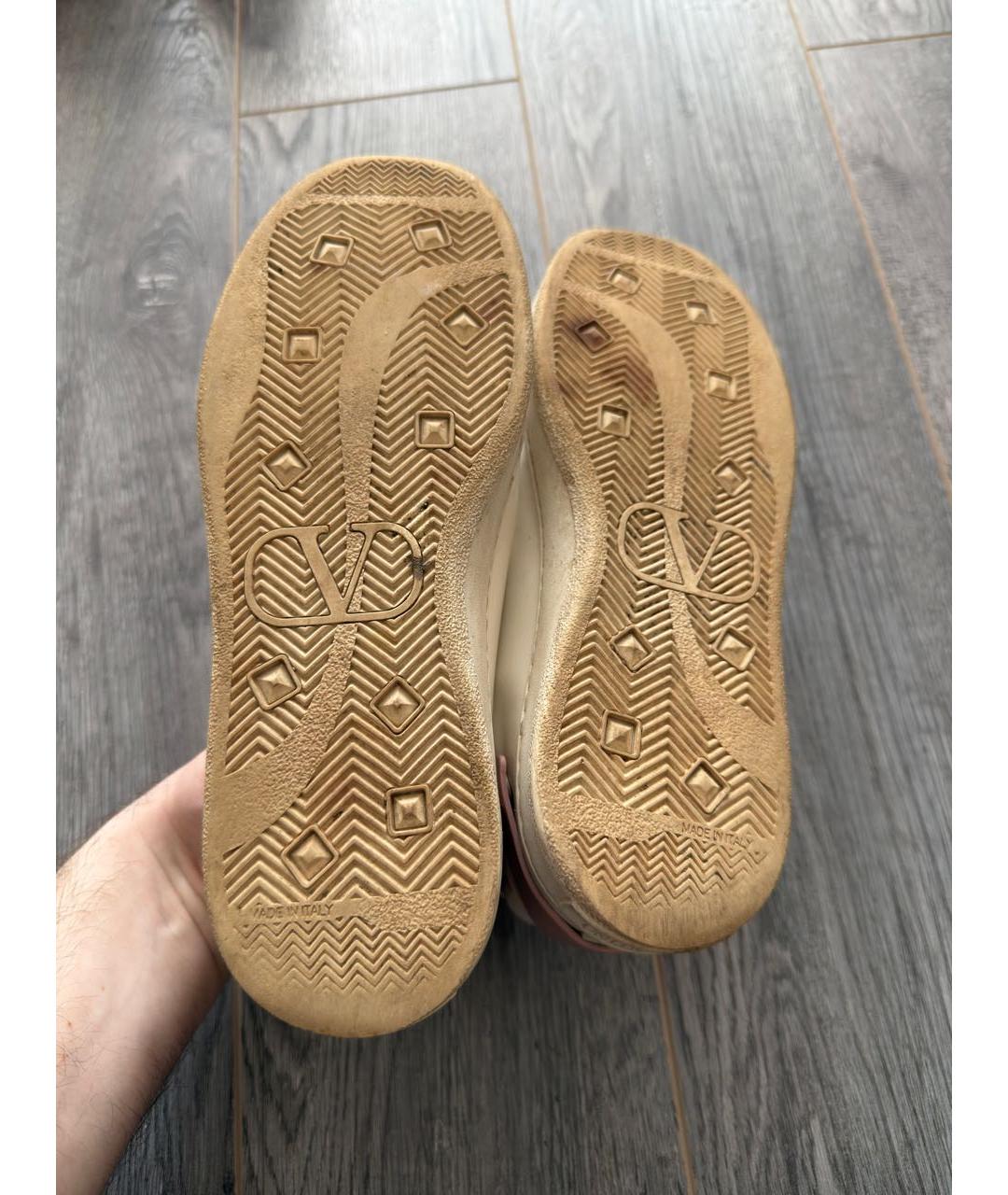 VALENTINO Белые кожаные кеды, фото 5