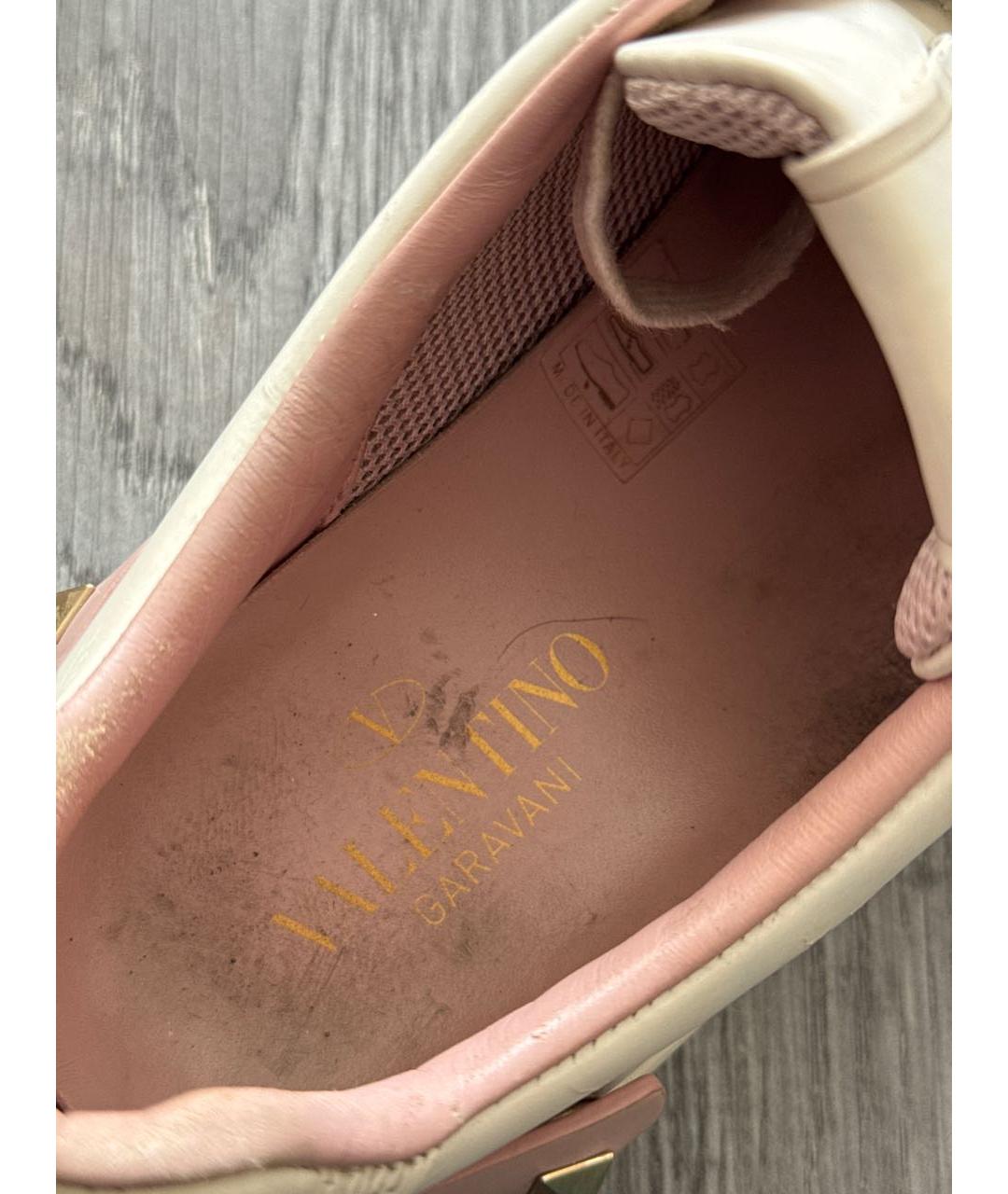 VALENTINO Белые кожаные кеды, фото 7