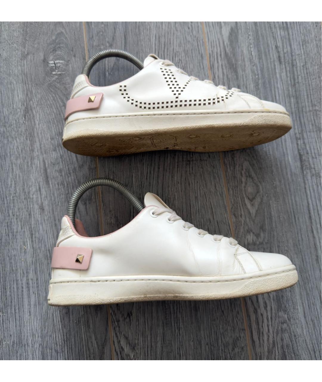 VALENTINO Белые кожаные кеды, фото 2