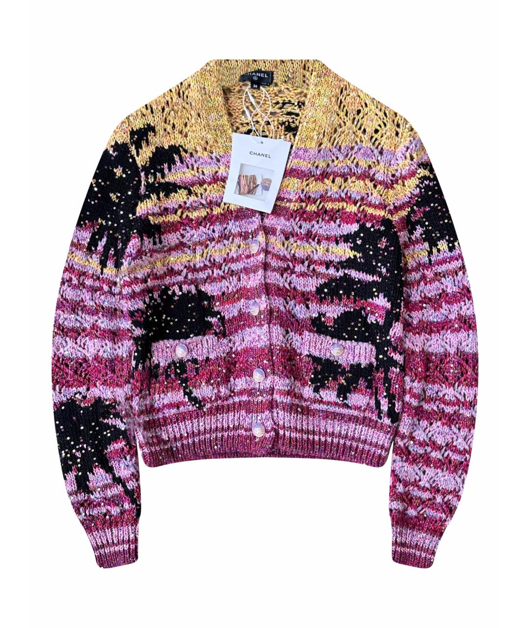 CHANEL Мульти полиэстеровый кардиган, фото 1