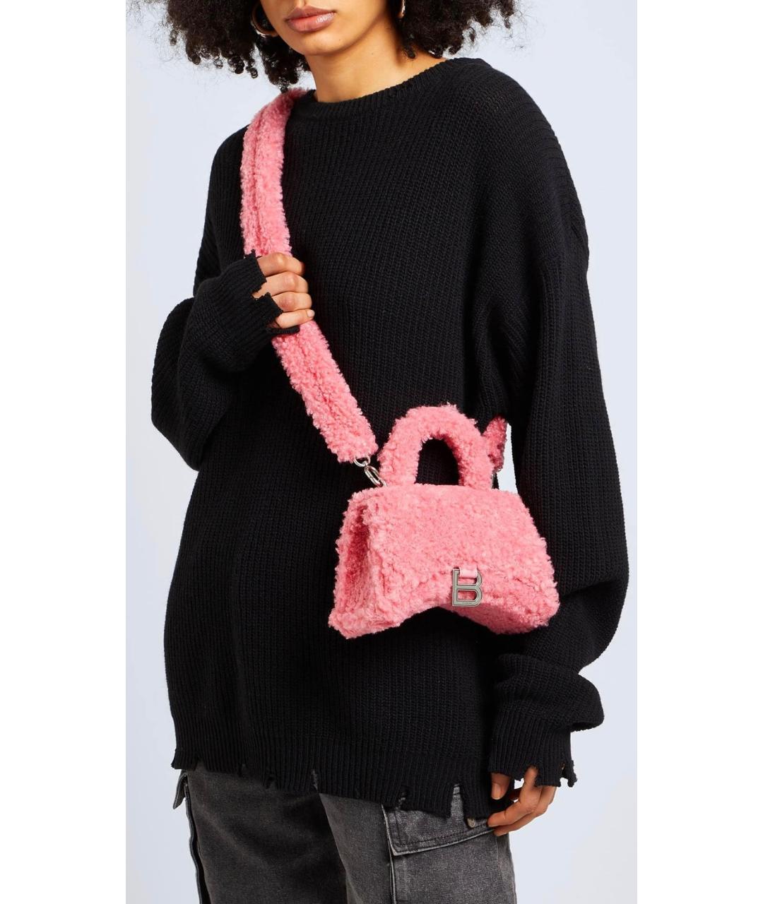 BALENCIAGA Розовая сумка через плечо, фото 2