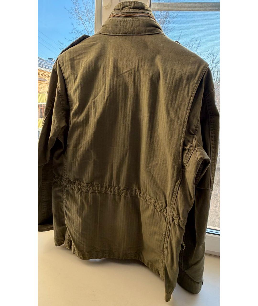 POLO RALPH LAUREN Хаки хлопковая куртка, фото 2