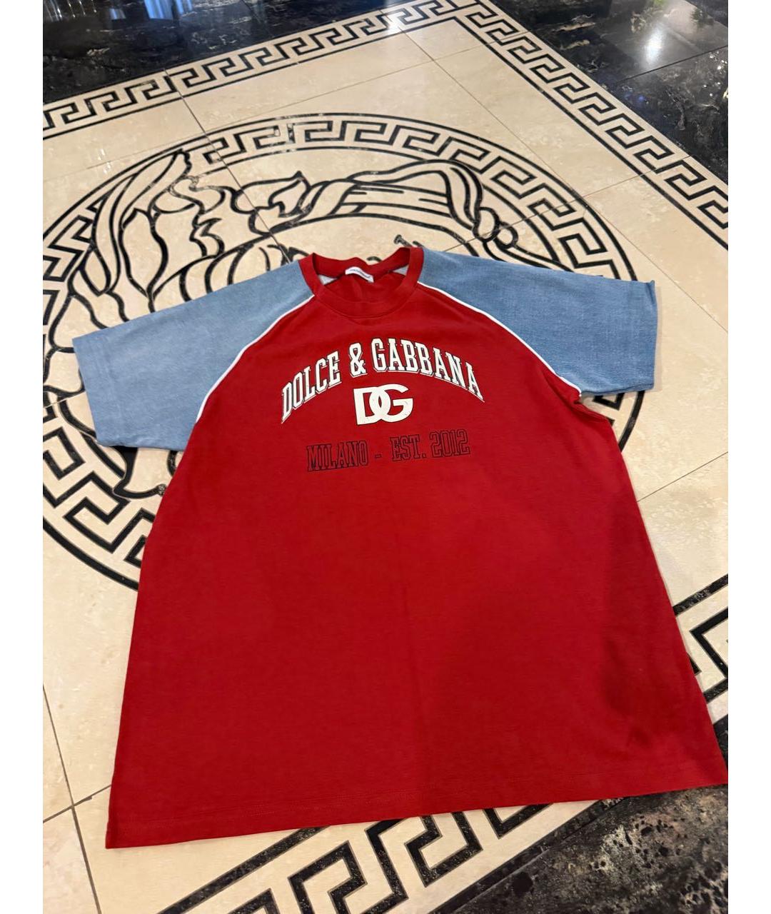 DOLCE&GABBANA Белая хлопковая детская футболка, фото 4