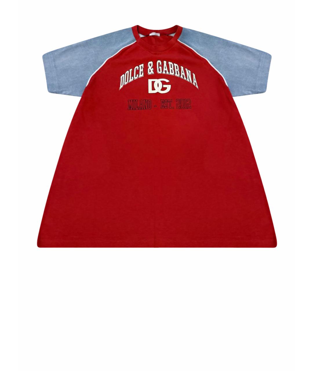 DOLCE&GABBANA Белая хлопковая детская футболка, фото 1