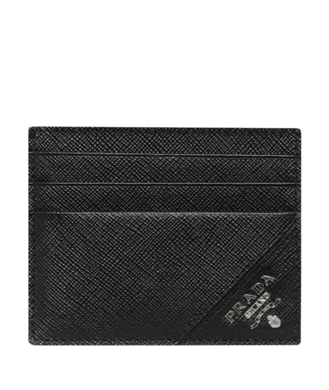 PRADA Черный кожаный кардхолдер, фото 1