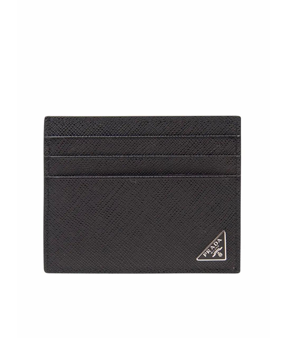 PRADA Черный кожаный кардхолдер, фото 8
