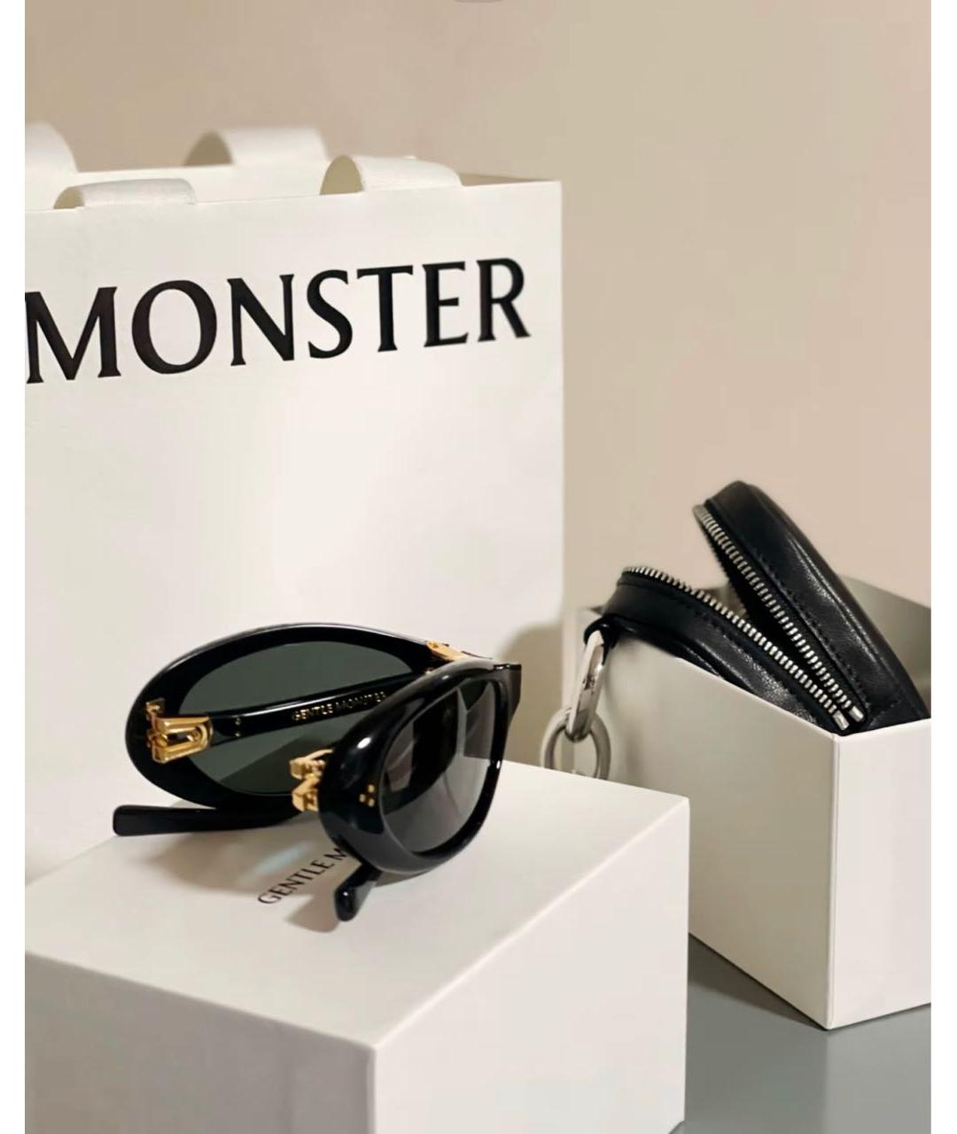 GENTLE MONSTER Черные пластиковые солнцезащитные очки, фото 3