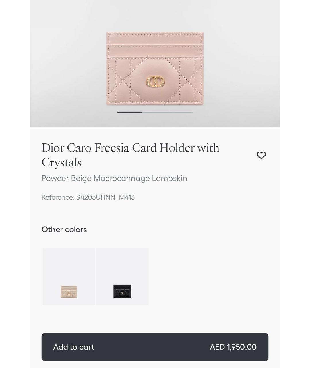 CHRISTIAN DIOR Розовый кожаный кардхолдер, фото 7