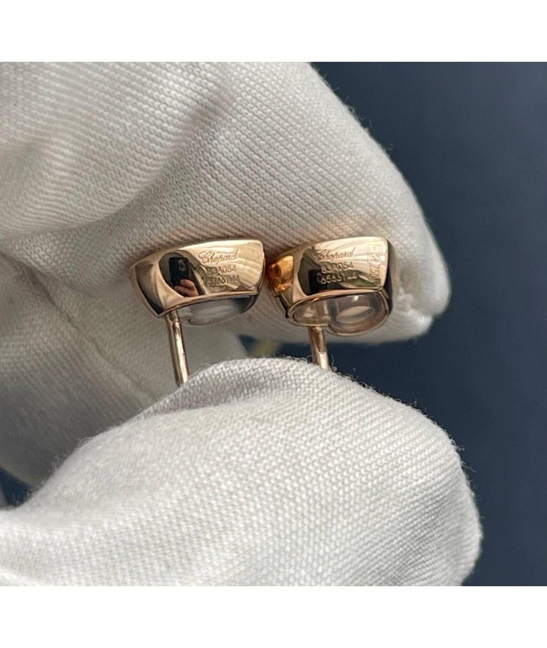 CHOPARD Золотые серьги из розового золота, фото 4