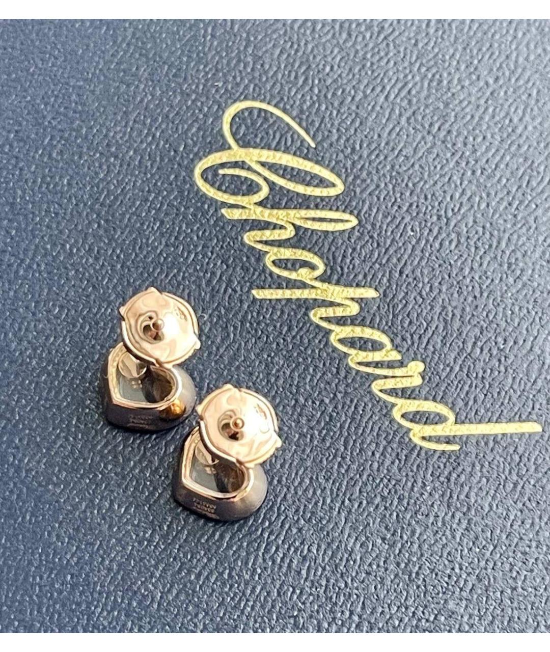 CHOPARD Золотые серьги из розового золота, фото 3