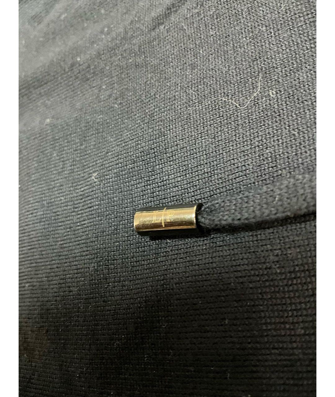 LORO PIANA Синие шерстяные повседневные брюки, фото 4