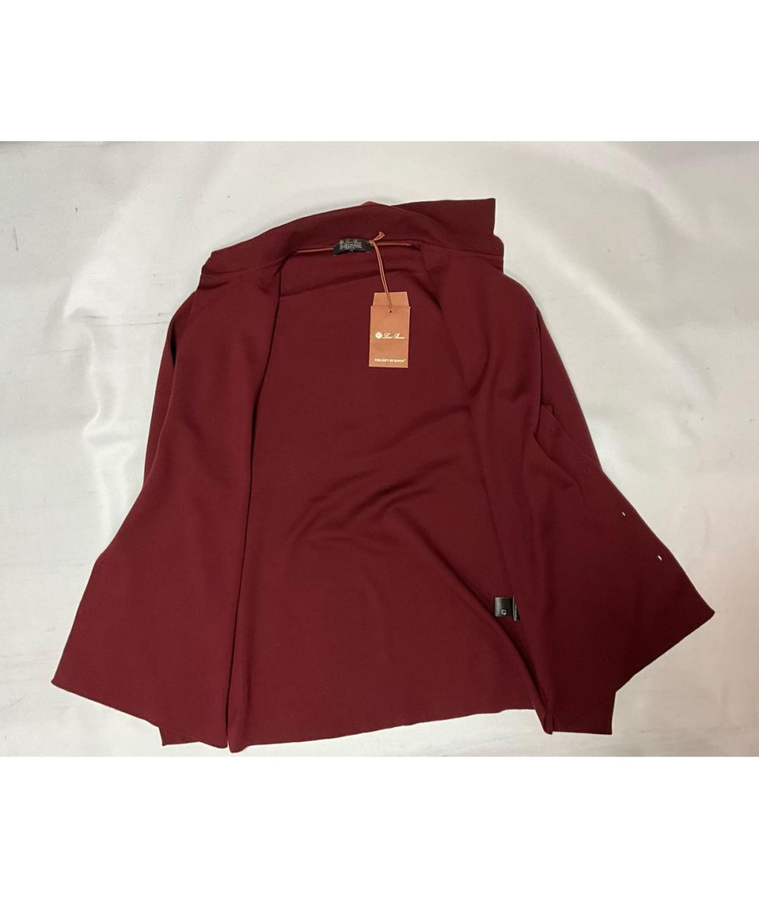 LORO PIANA Красная шерстяная классическая рубашка, фото 2