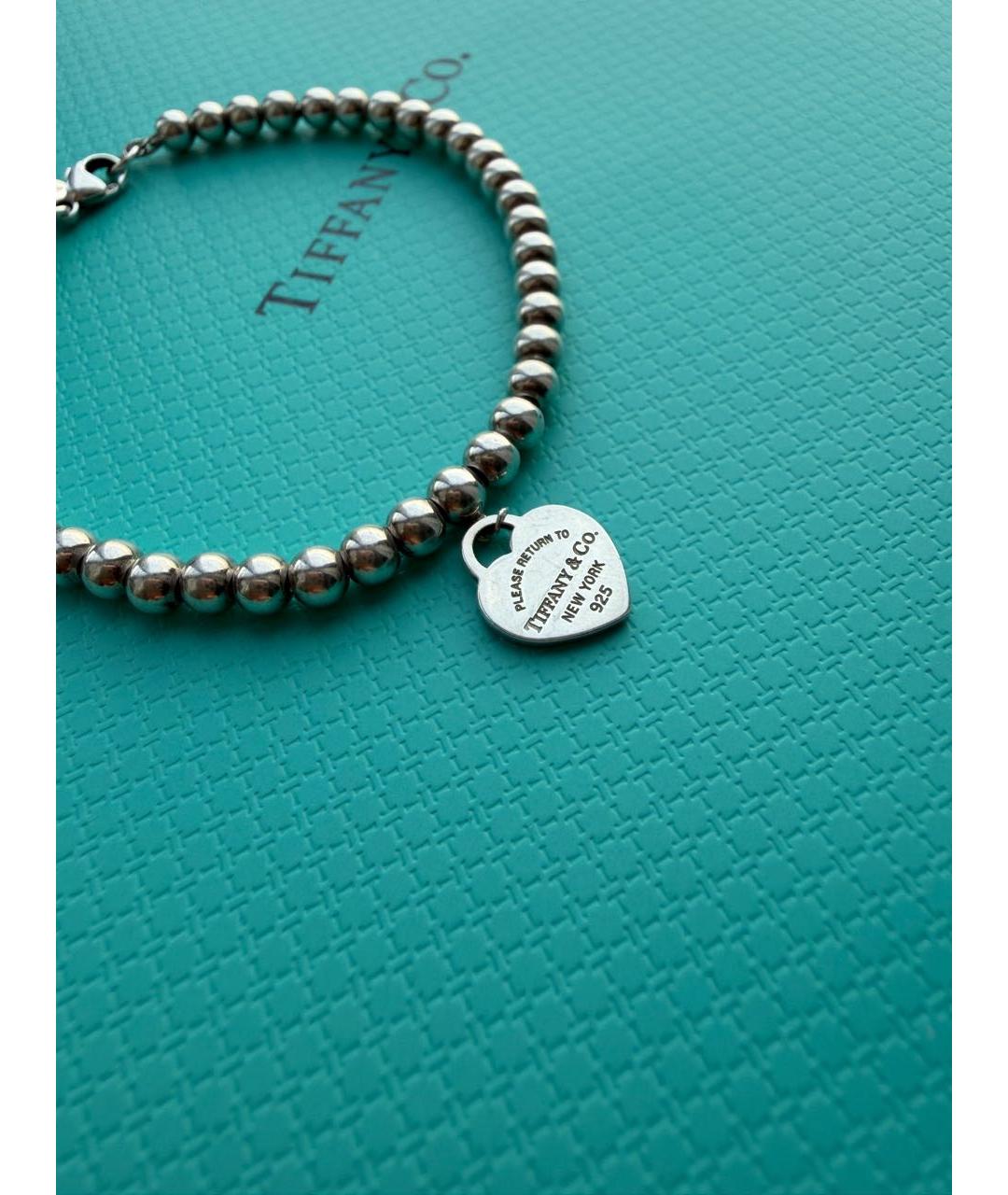 TIFFANY&CO Бирюзовый серебряный браслет, фото 3