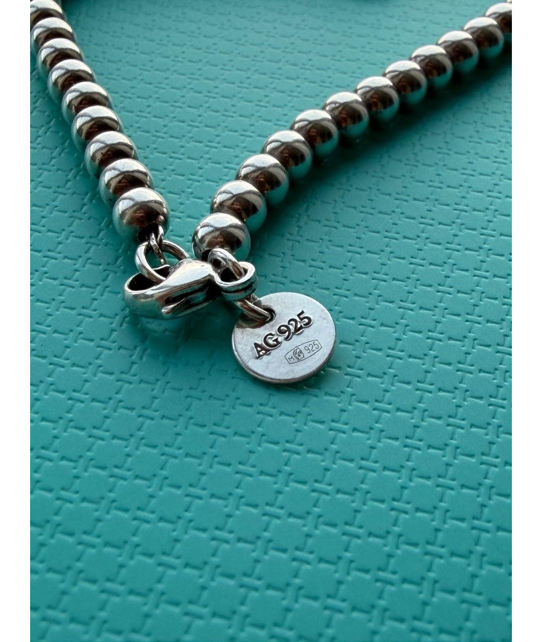 TIFFANY&CO Бирюзовый серебряный браслет, фото 4