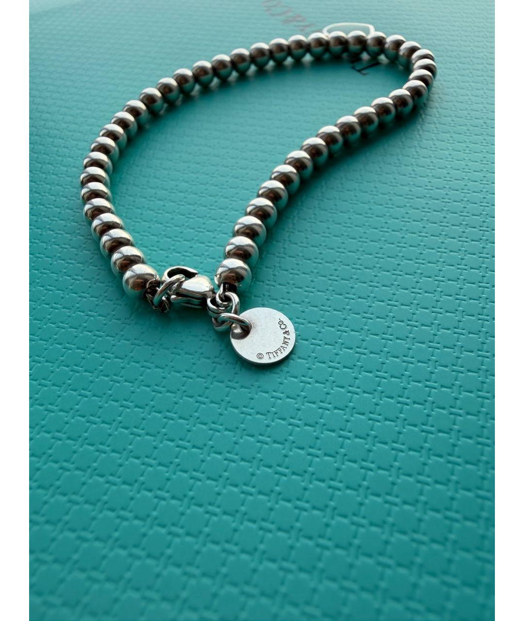 TIFFANY&CO Бирюзовый серебряный браслет, фото 6