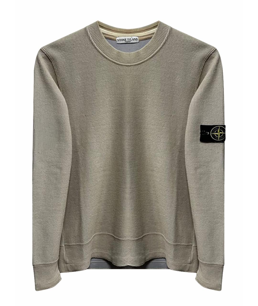 STONE ISLAND Бежевый джемпер / свитер, фото 1