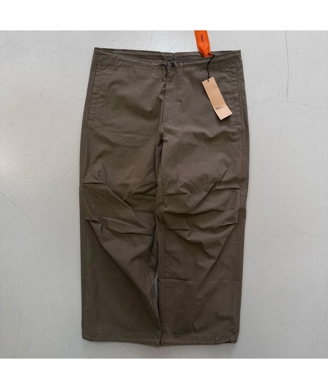 TEN C Хаки повседневные брюки, фото 2